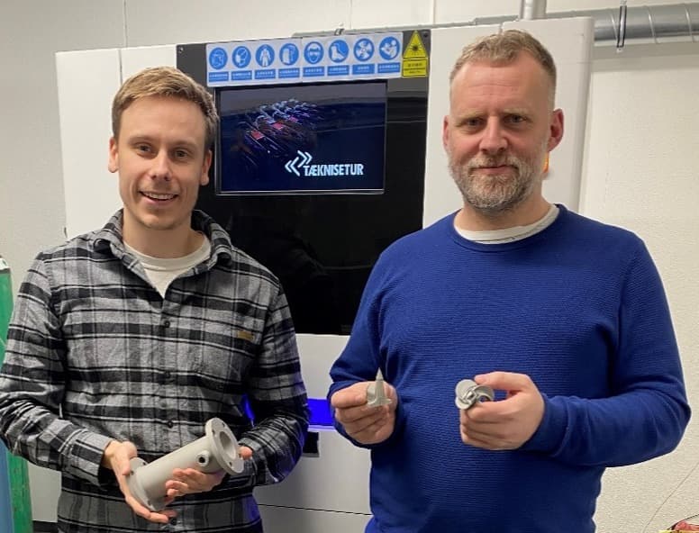 Málmþrívíddarprentari á Tæknisetri